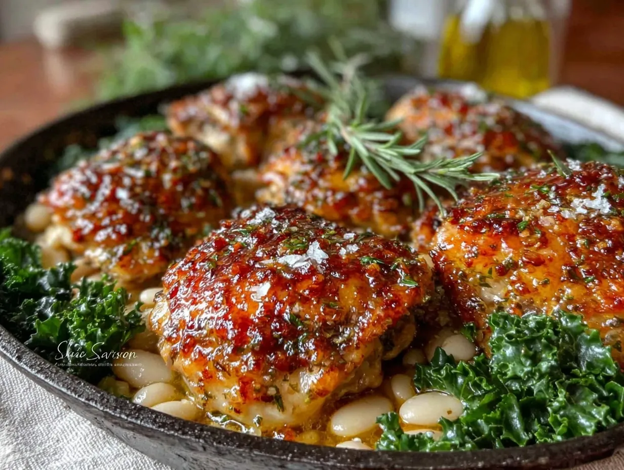 crispy one-pan herb roasted chicken thighs preparation steps