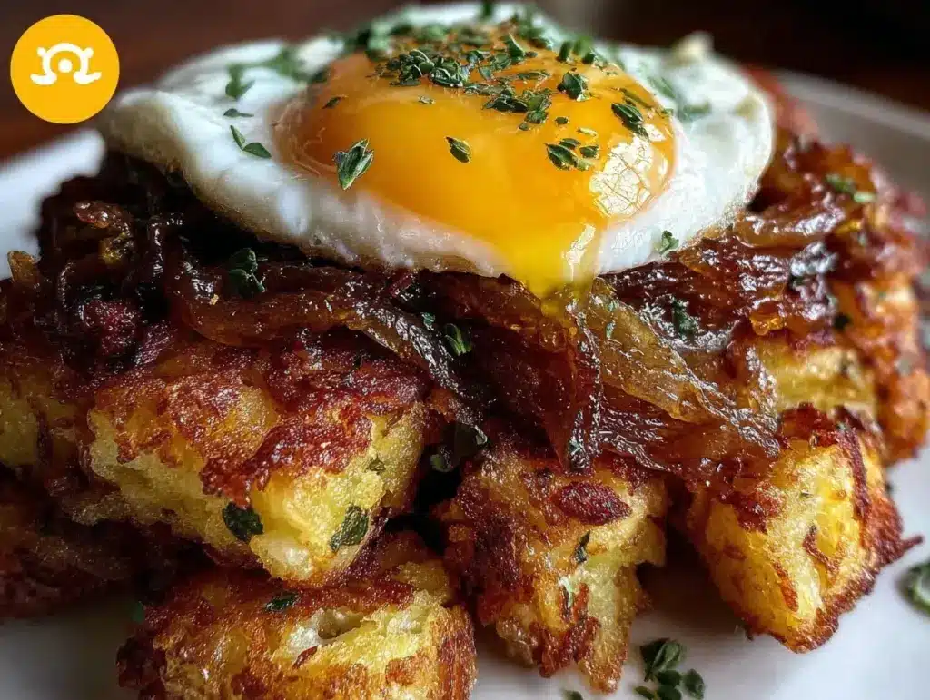 crispy potato hash recipe - featured image