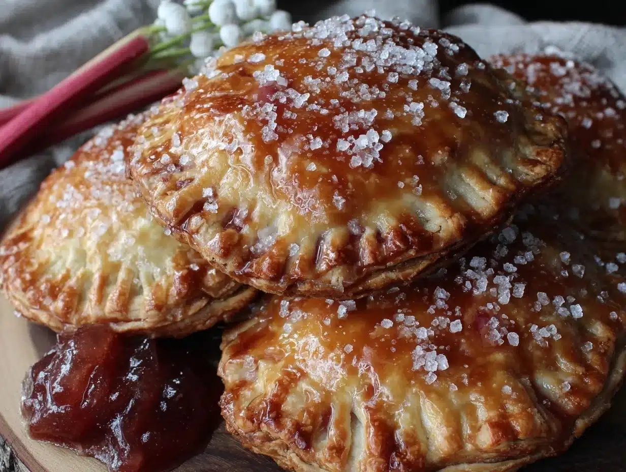 crispy strawberry rhubarb hand pies preparation steps