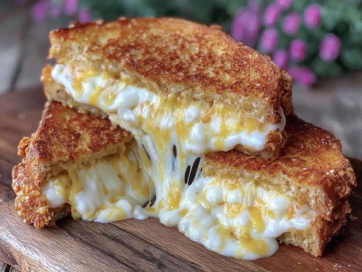 crispy ultimate gooey cheese pull recipe preparation steps