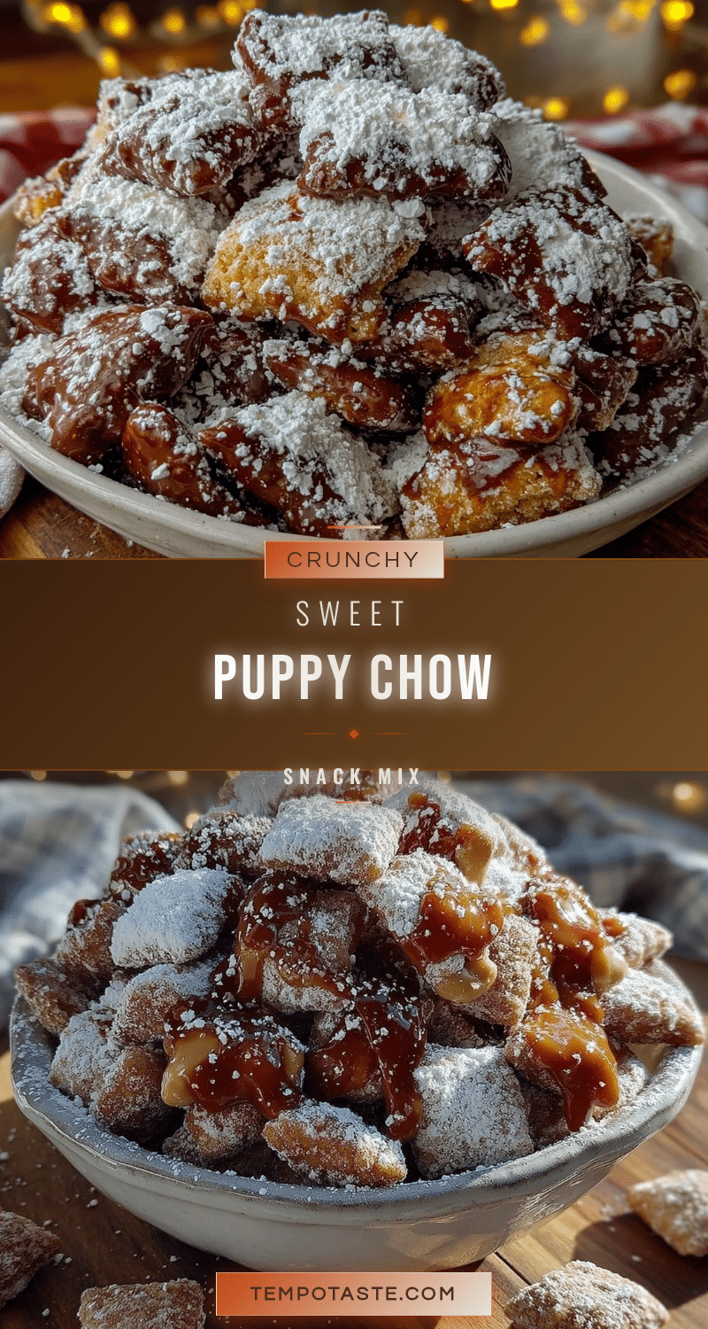 crunchy puppy chow recipe recipe