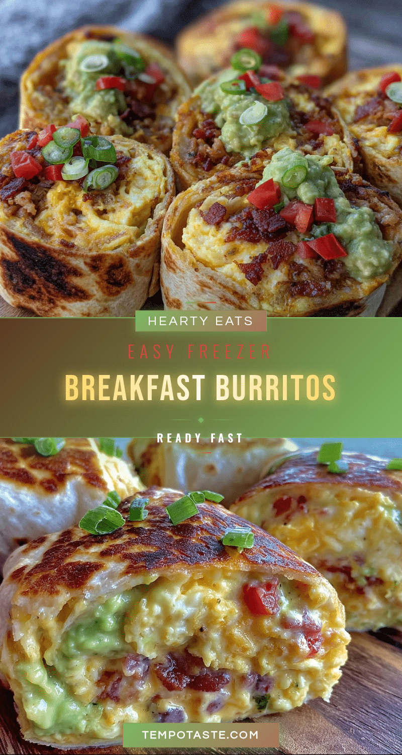 easy freezer breakfast burritos recipe