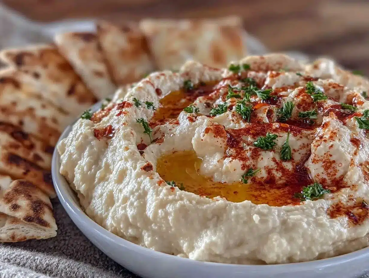 easy homemade hummus preparation steps