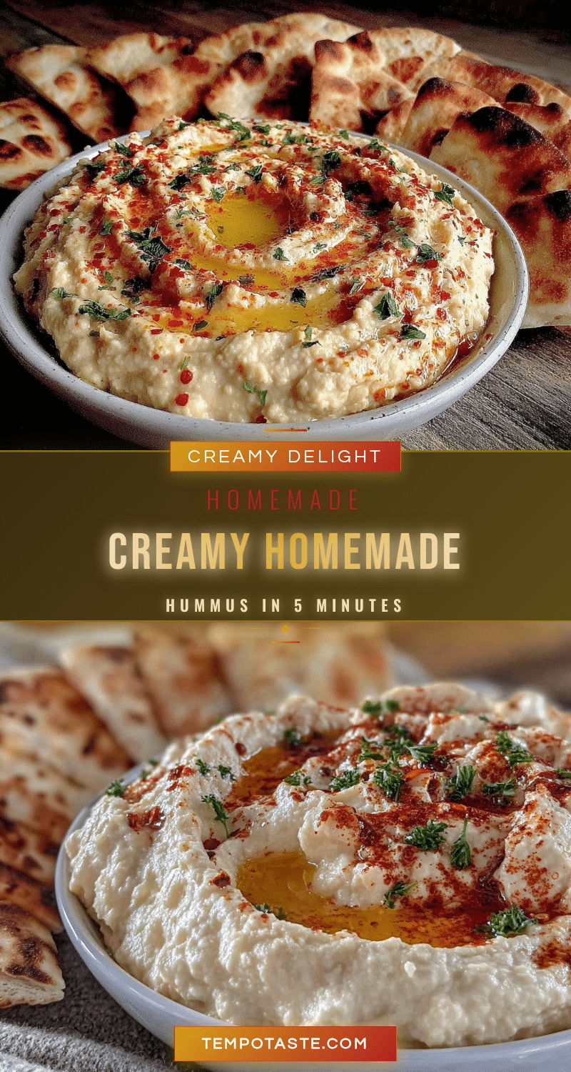 easy homemade hummus recipe