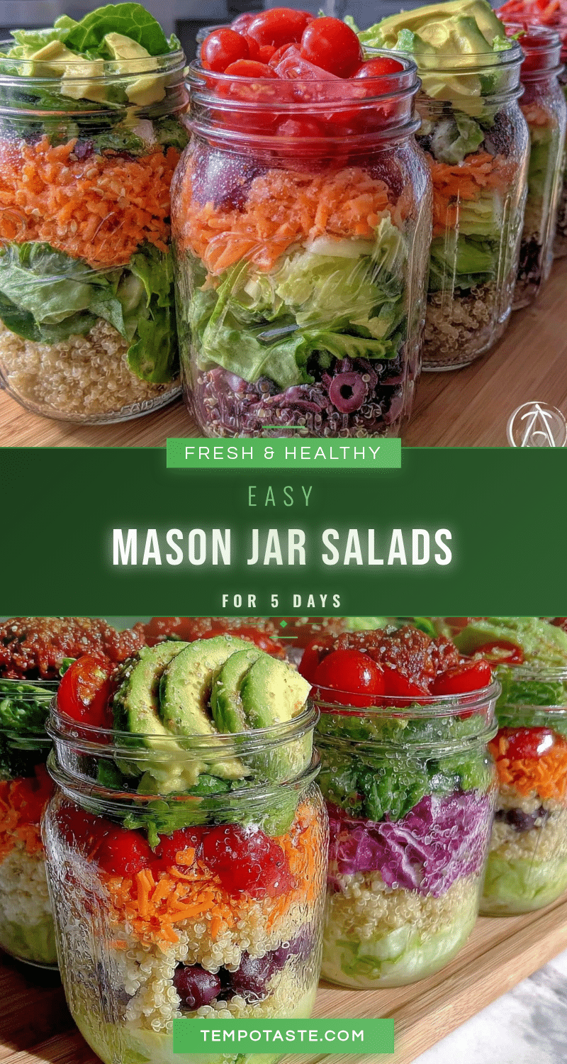 easy mason jar salads recipe