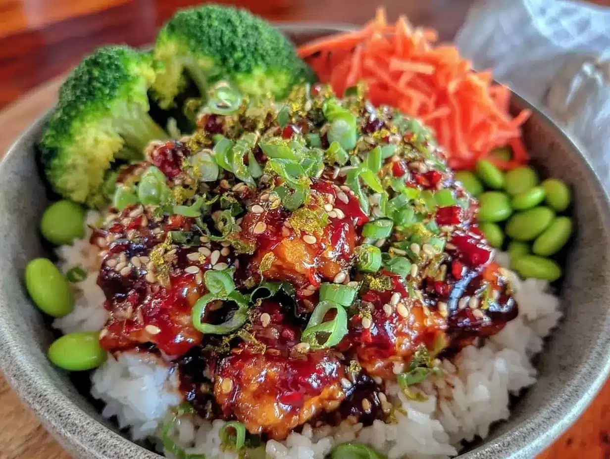easy teriyaki chicken rice bowls preparation steps