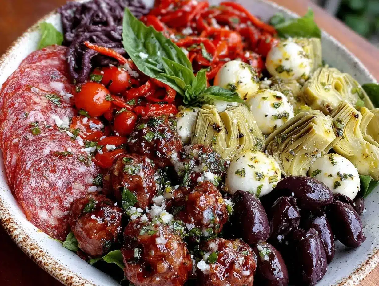 easy zesty antipasto salad preparation steps