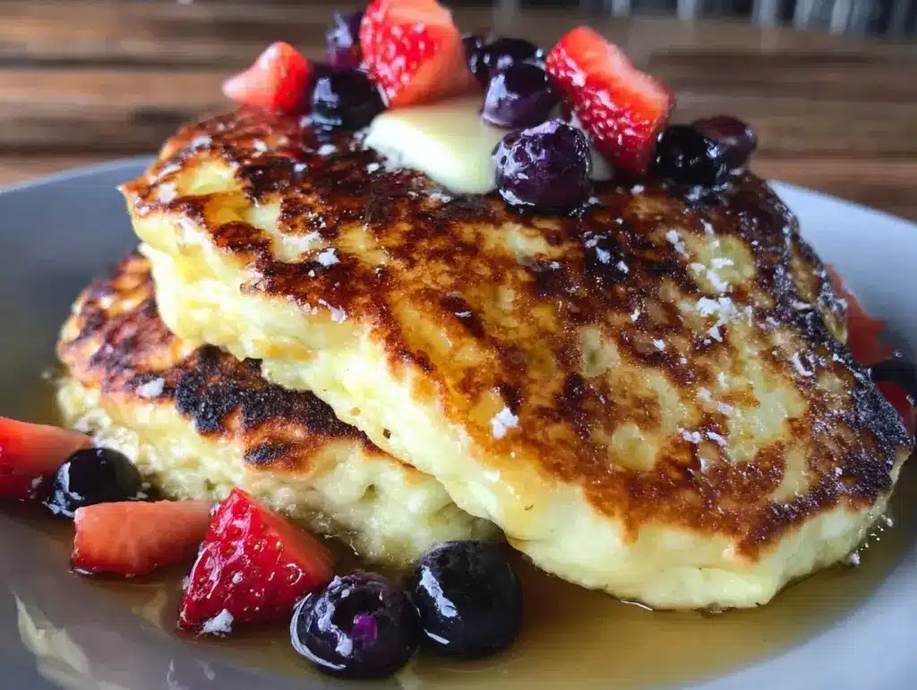 fluffy homemade pancakes - featured image