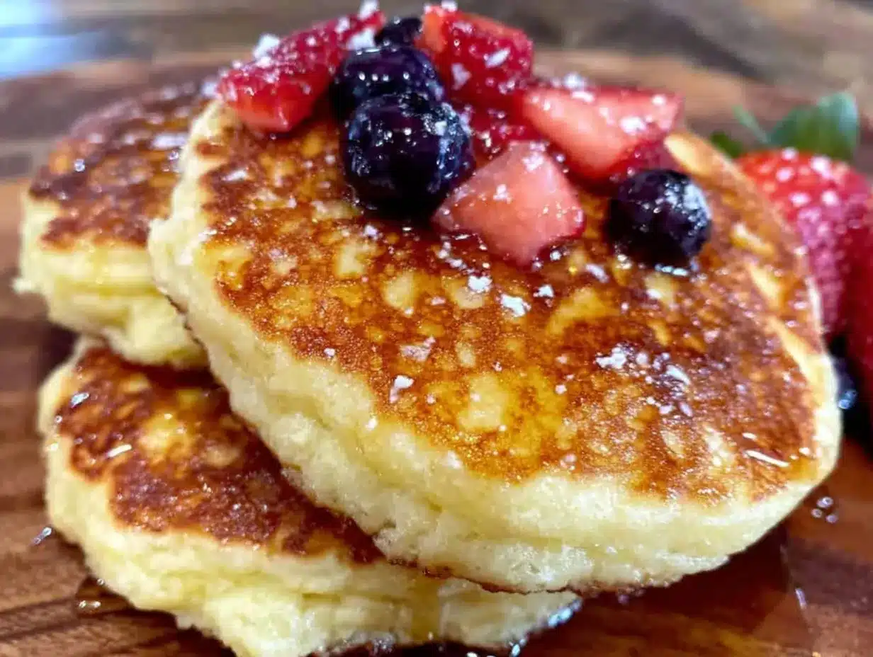 fluffy homemade pancakes preparation steps