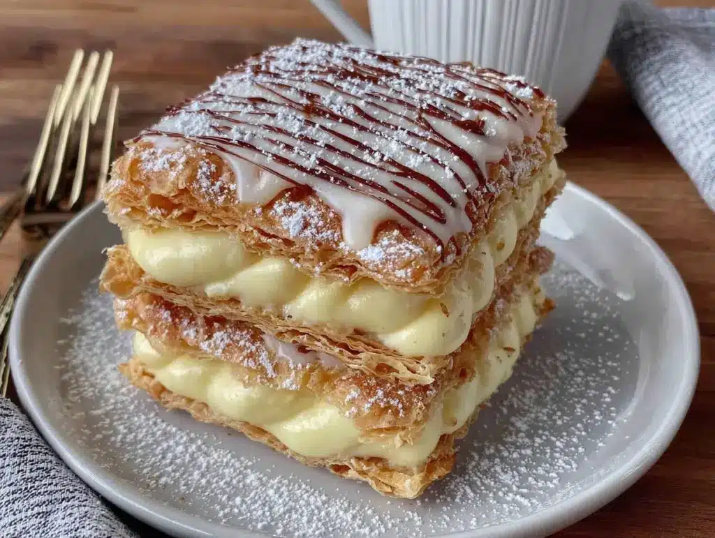 French Mille-Feuille Napoleon recipe - featured image
