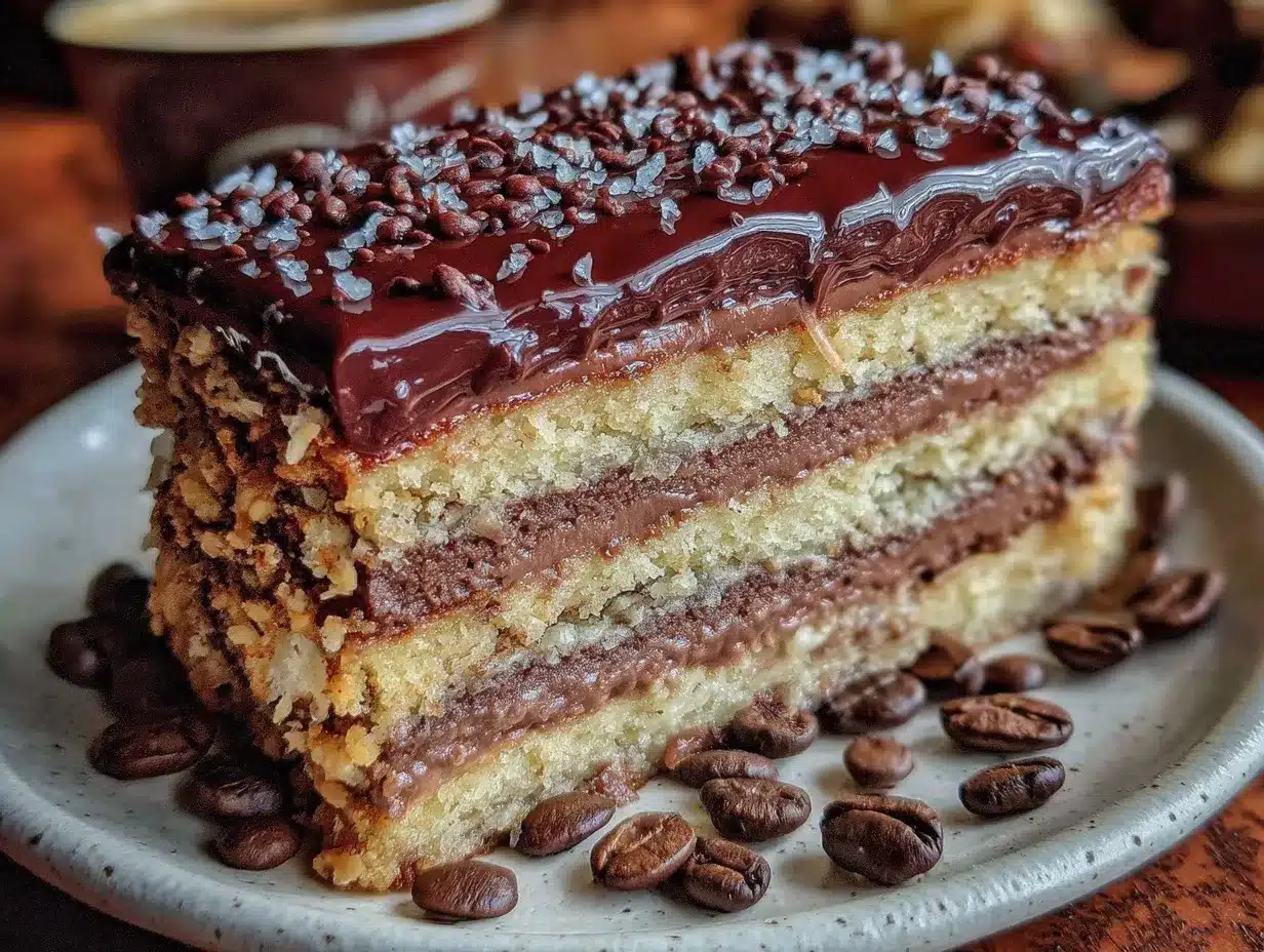 French Opera Cake preparation steps