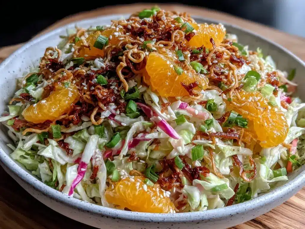 fresh asian sesame ginger slaw - featured image