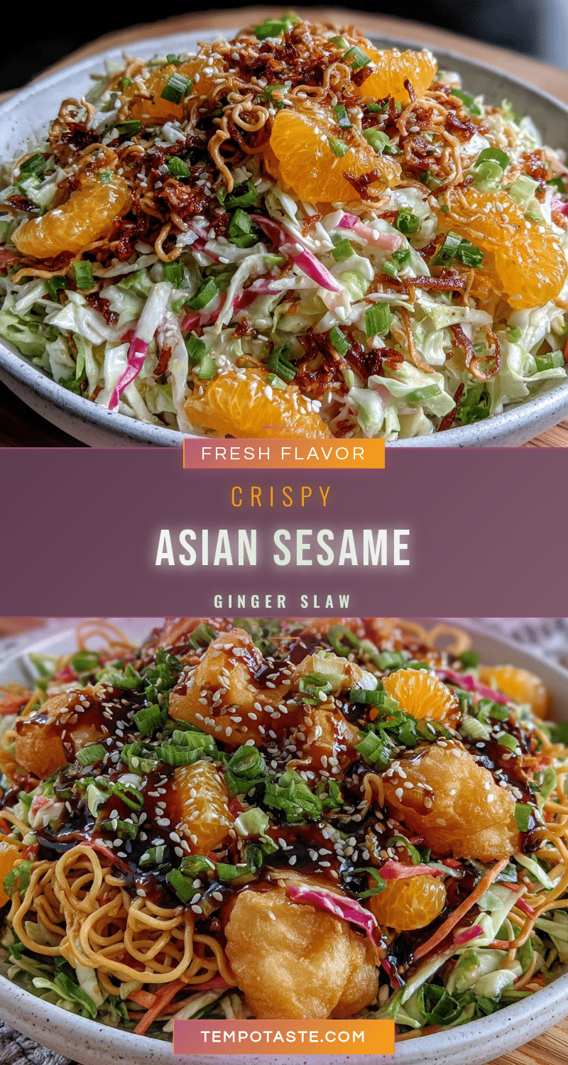 fresh asian sesame ginger slaw recipe