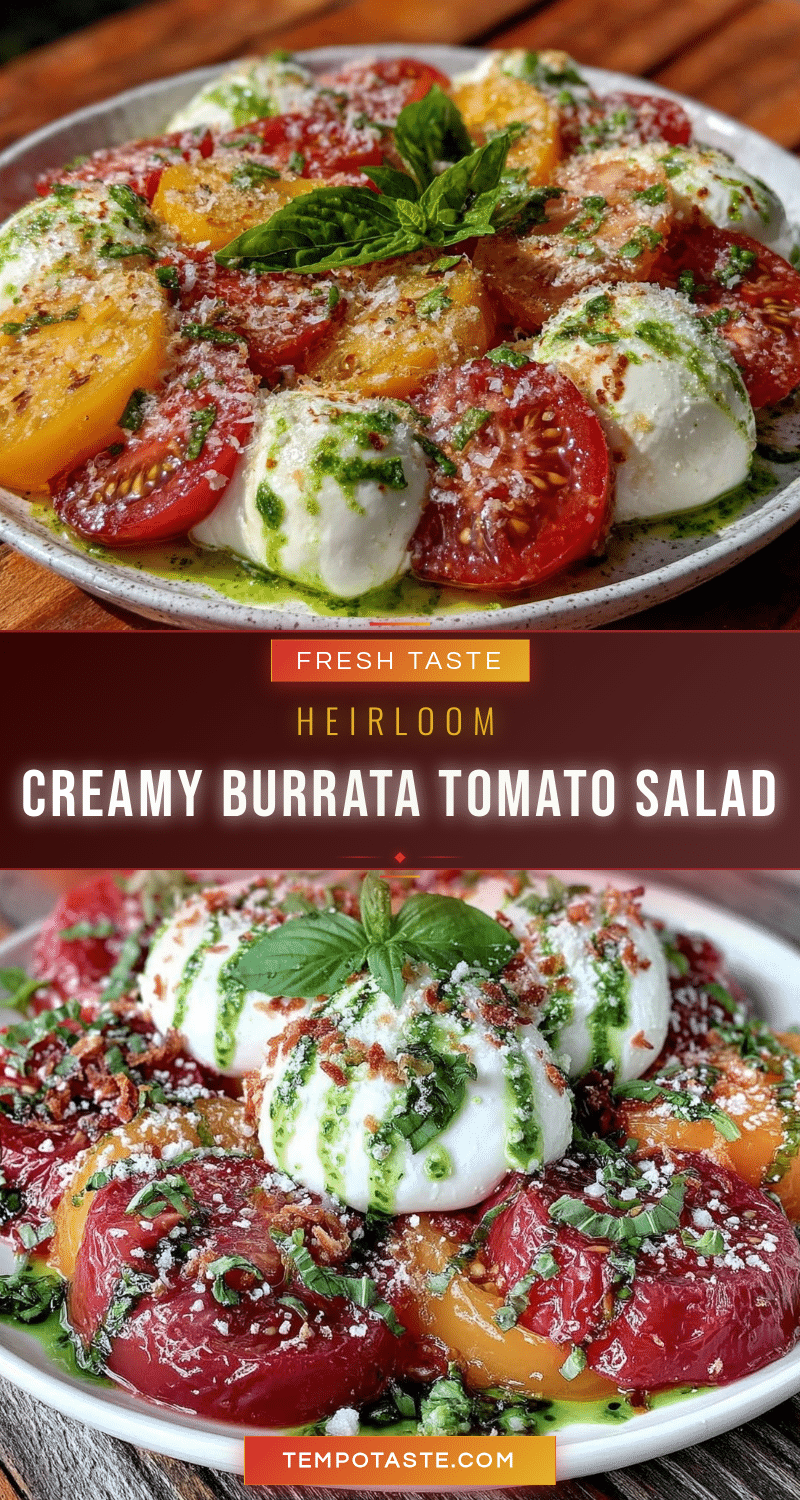 fresh burrata and heirloom tomato salad recipe