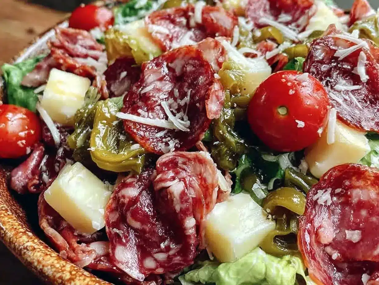 Fresh Chopped Italian Antipasto Salad preparation steps