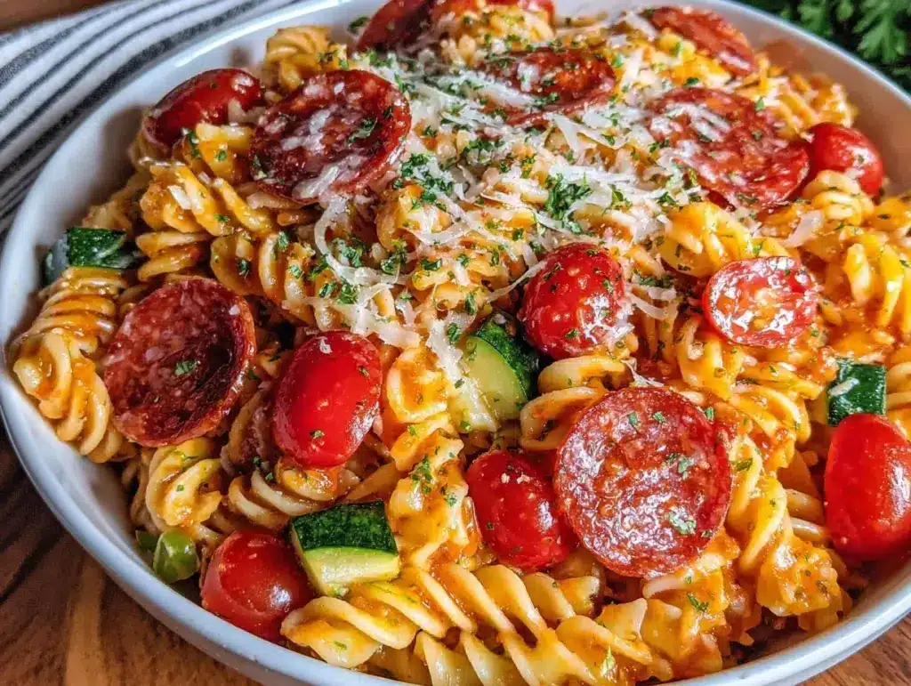 fresh classic pasta salad - featured image