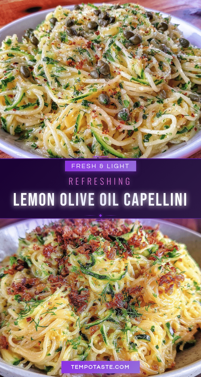 fresh cold capellini recipe