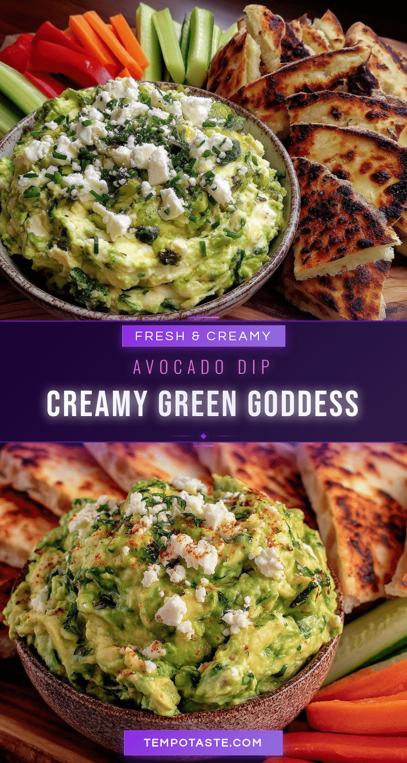 fresh green goddess avocado feta dip recipe