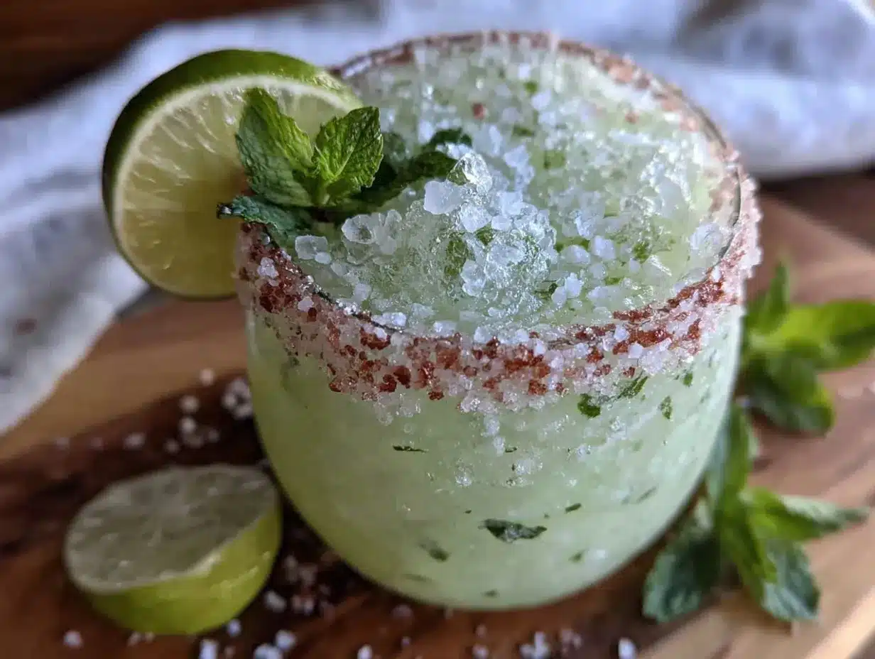 fresh honeydew mint agua fresca preparation steps