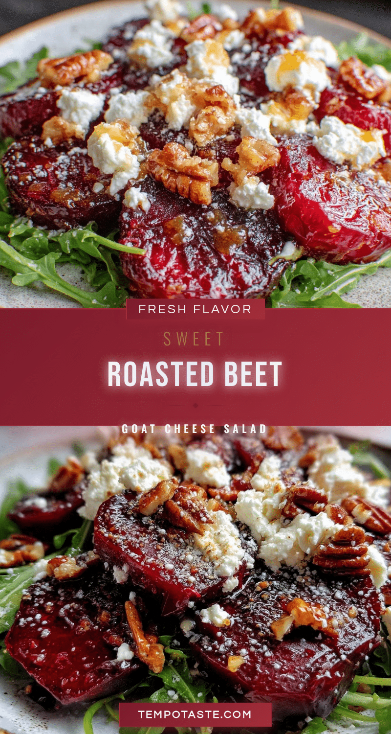 fresh roasted beet and goat cheese salad recipe