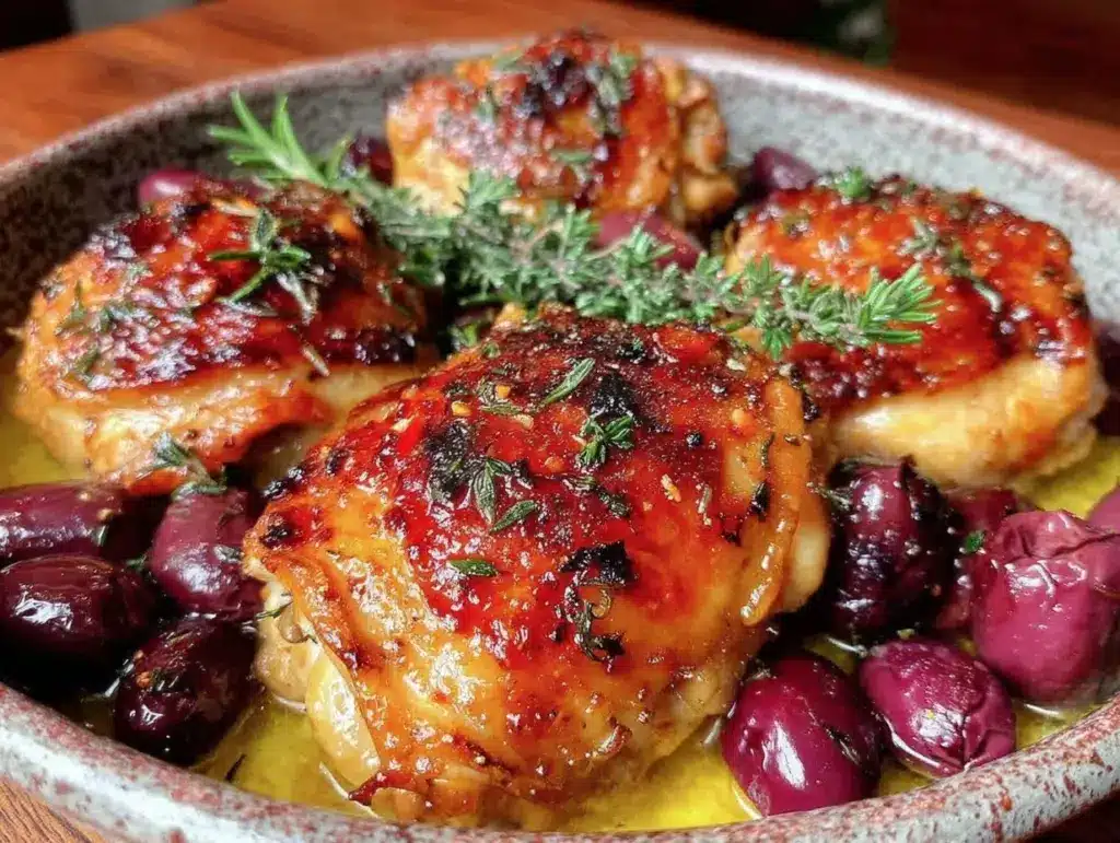 Greek chicken thighs - featured image