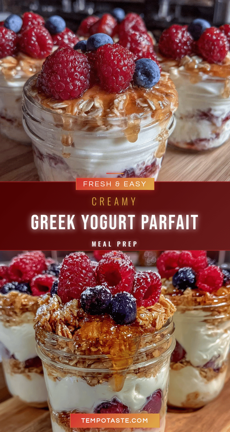 Greek yogurt parfait recipe