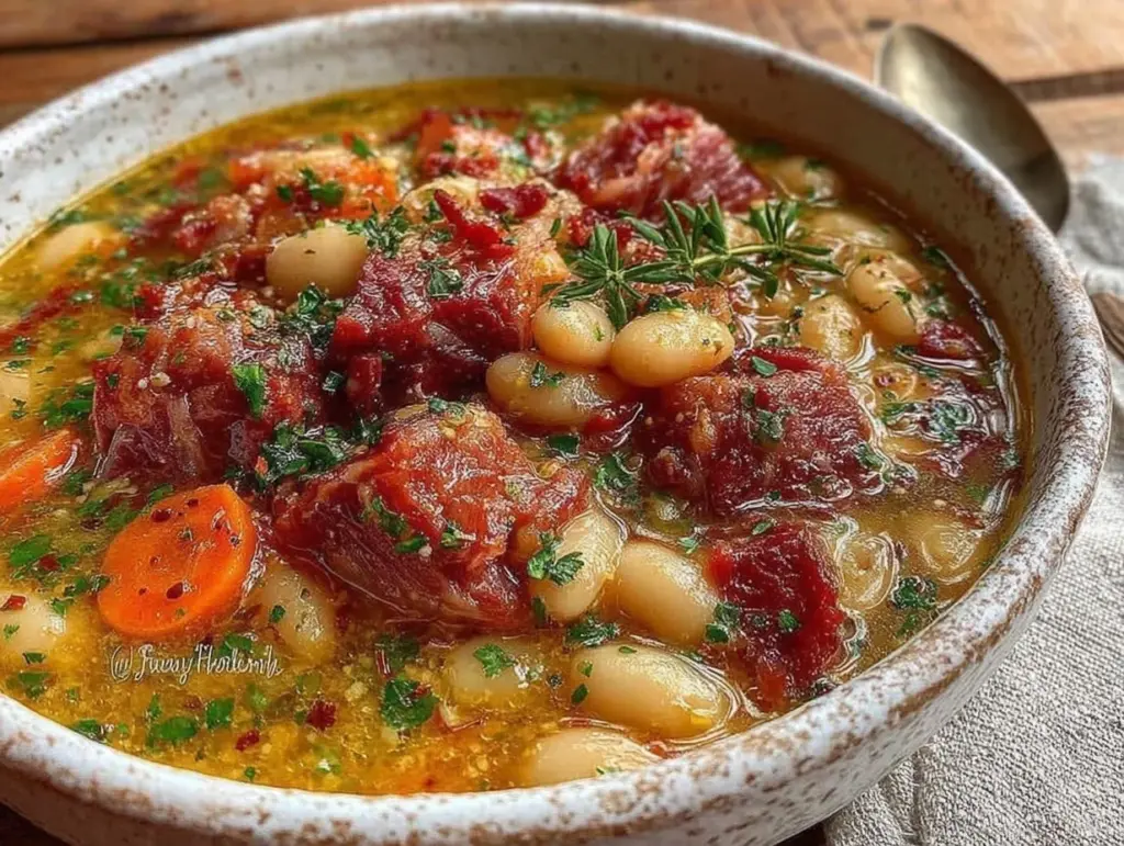 ham and bean soup - featured image
