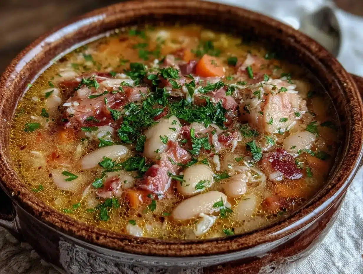 ham and bean soup preparation steps