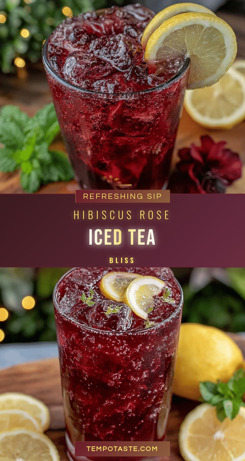 hibiscus rose iced tea recipe