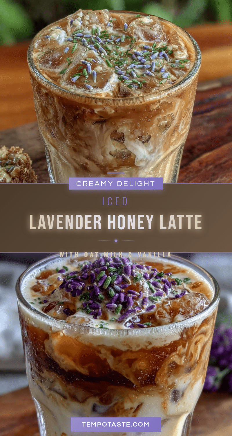 iced lavender honey latte recipe