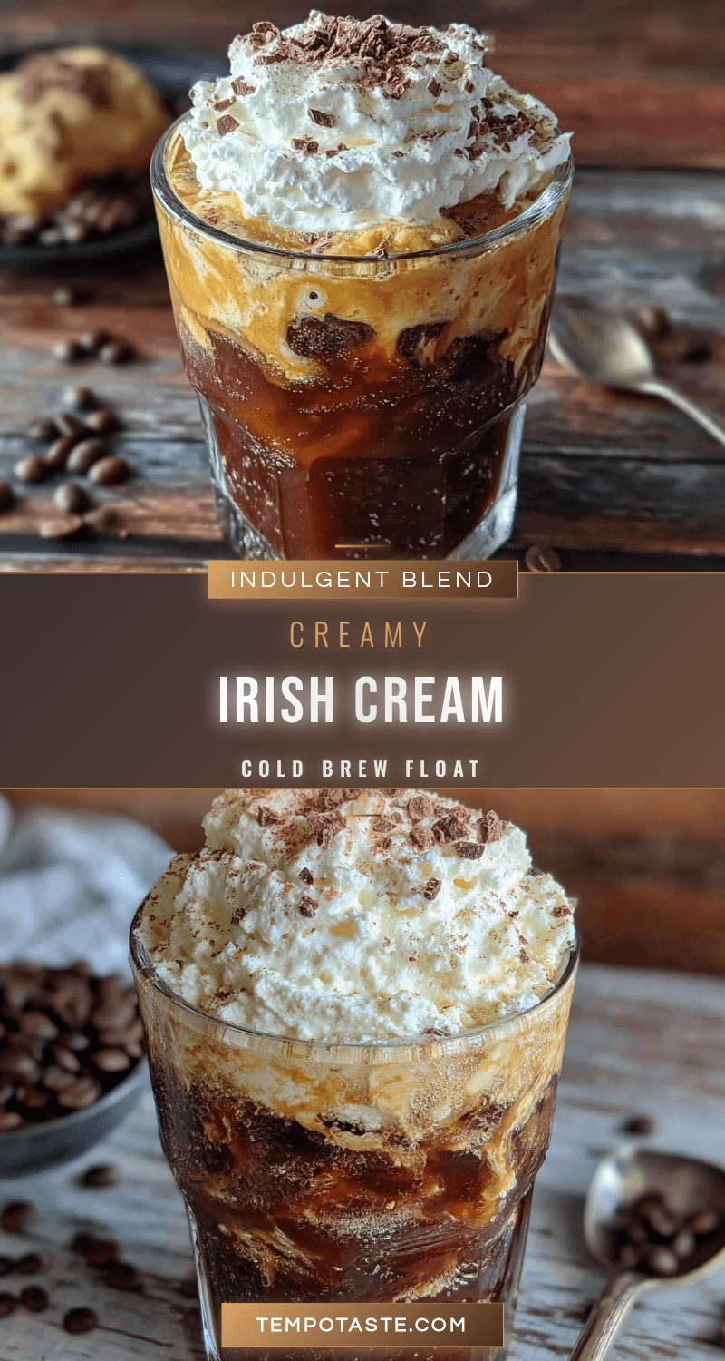 irish cream cold brew float recipe