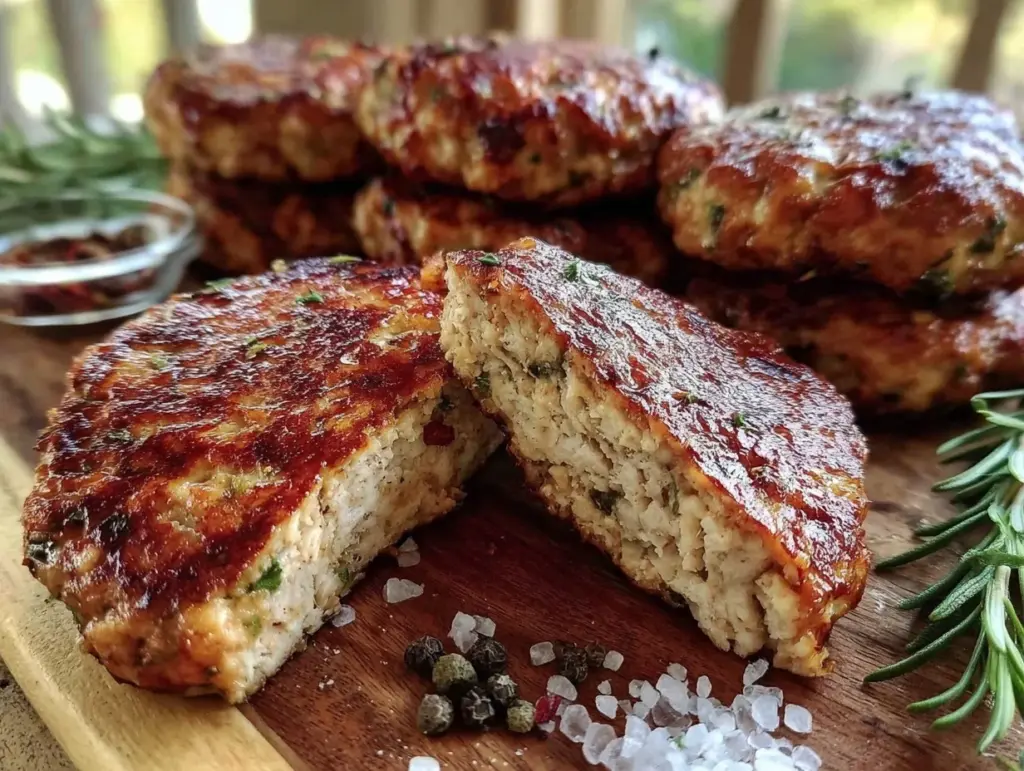 juicy turkey burger patties - featured image