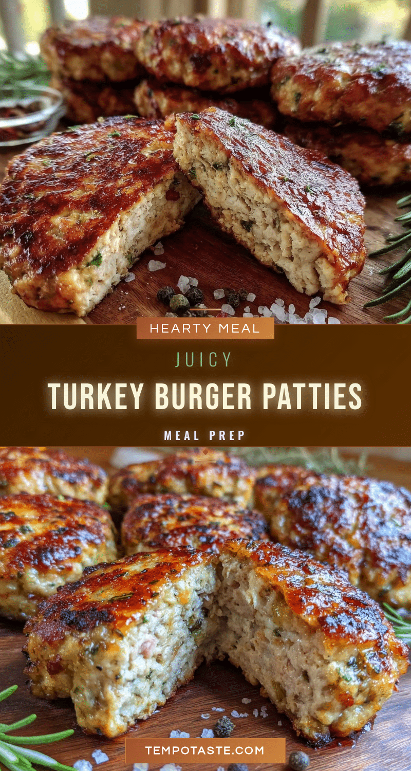 juicy turkey burger patties recipe