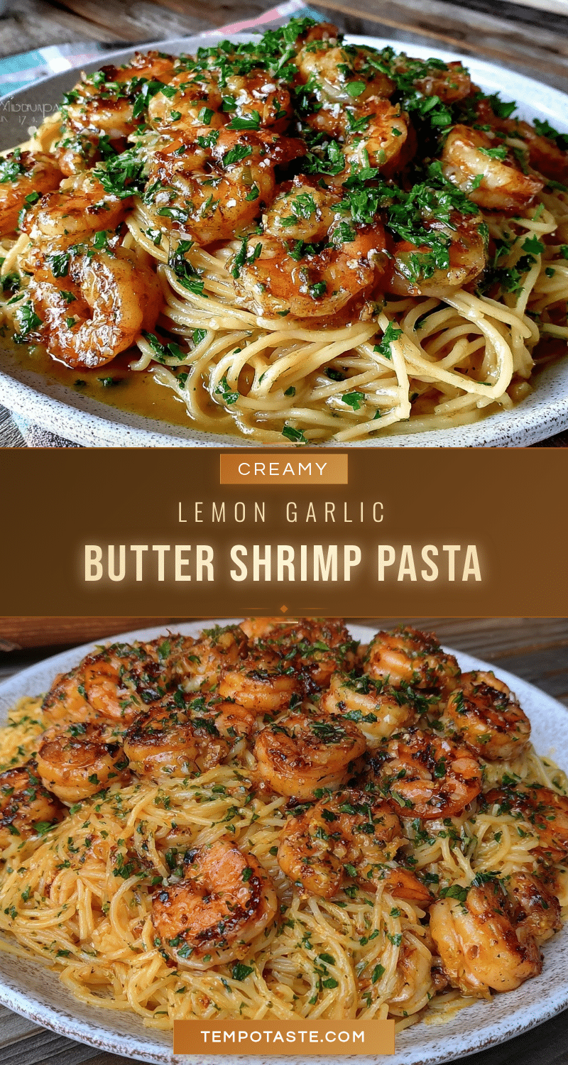 lemon garlic butter shrimp pasta recipe