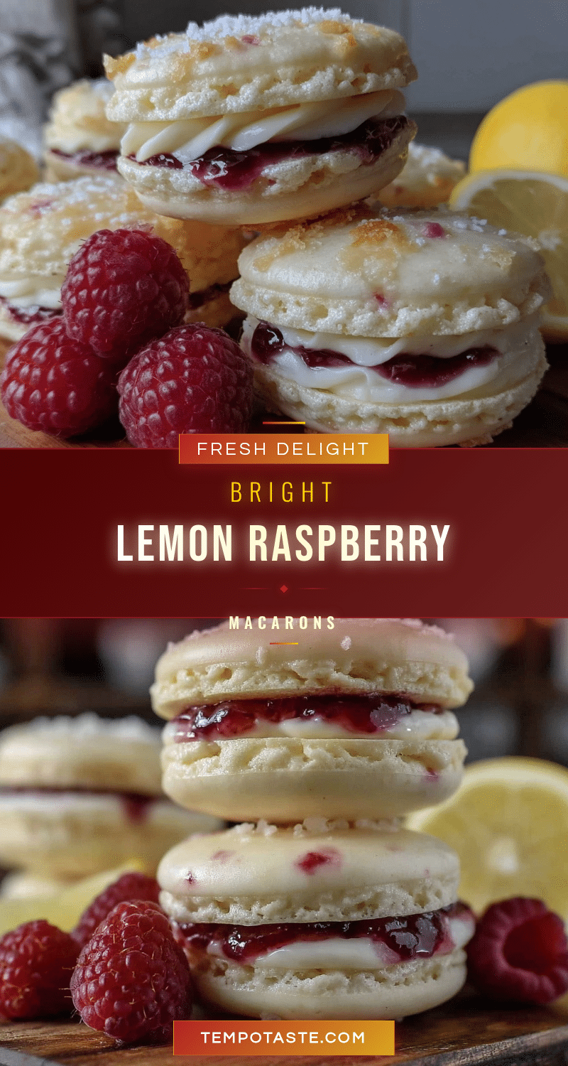 lemon raspberry macarons recipe