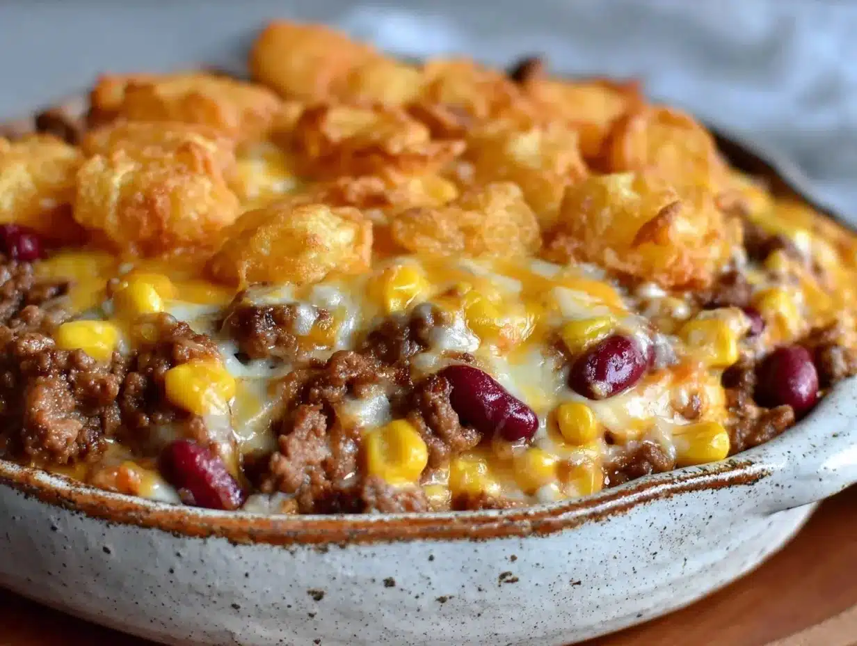 loaded cowboy casserole preparation steps
