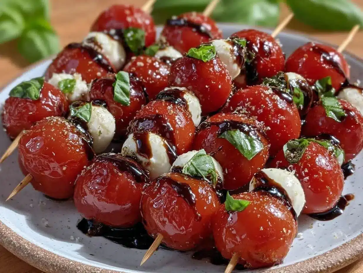 mini caprese skewers preparation steps