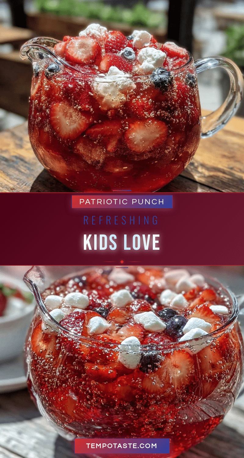 Refreshing Patriotic Punch for Kids recipe