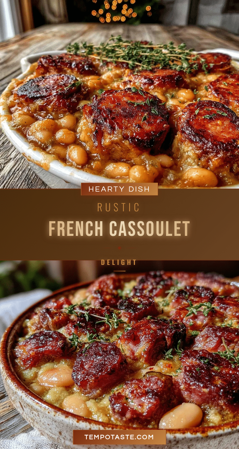 rustic French cassoulet recipe