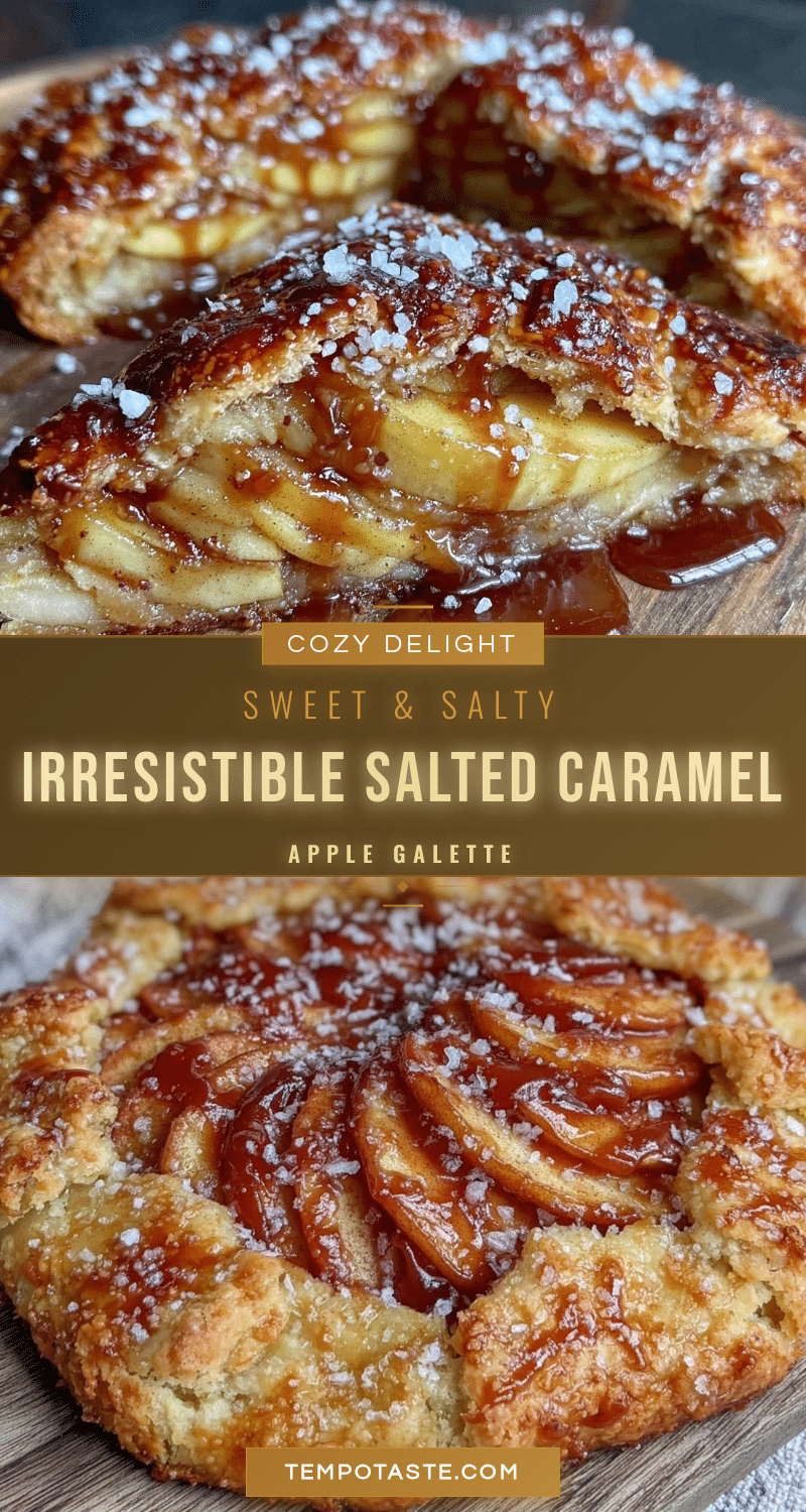 salted caramel apple galette recipe