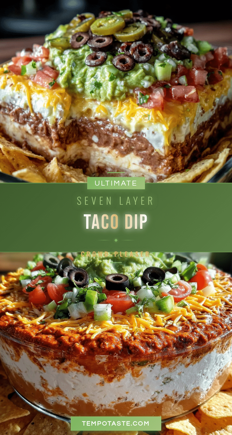 seven layer taco dip recipe