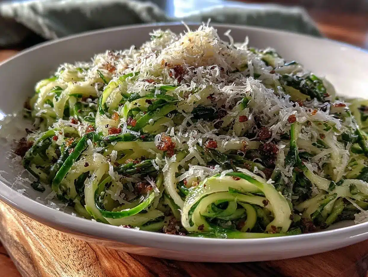 shaved asparagus salad preparation steps
