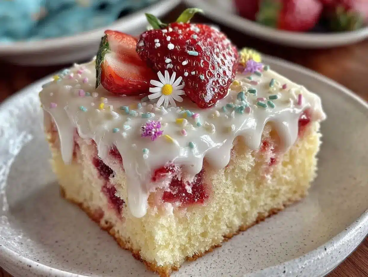 silky strawberry mousse cake preparation steps