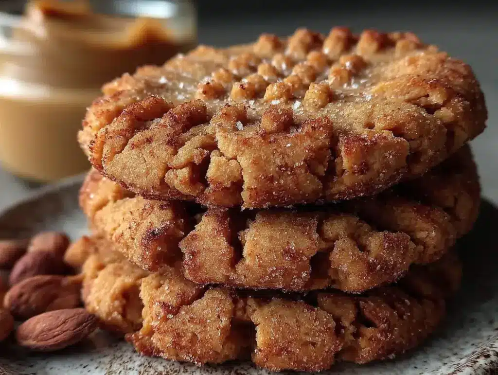simple soft peanut butter cookies - featured image