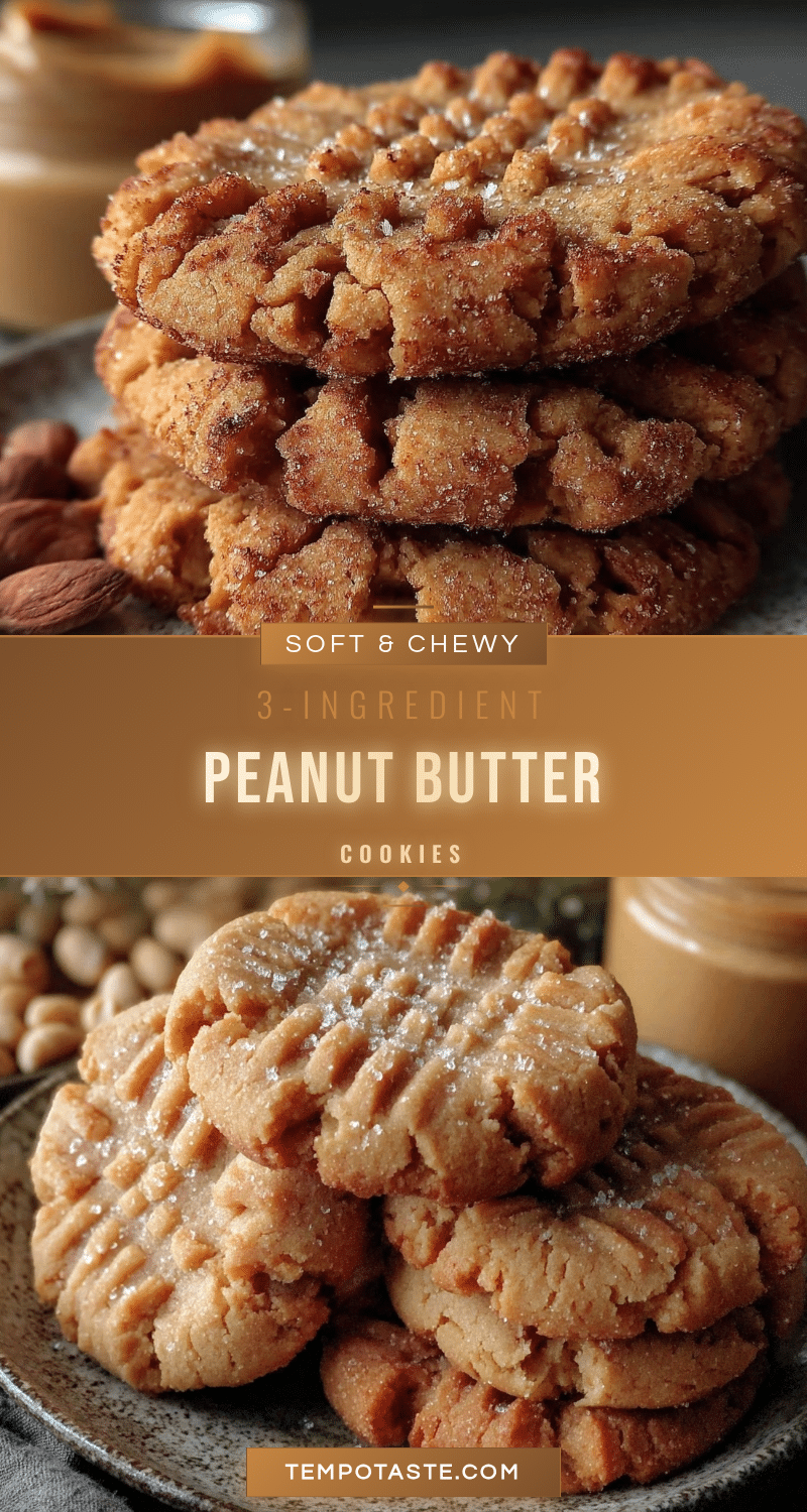 simple soft peanut butter cookies recipe
