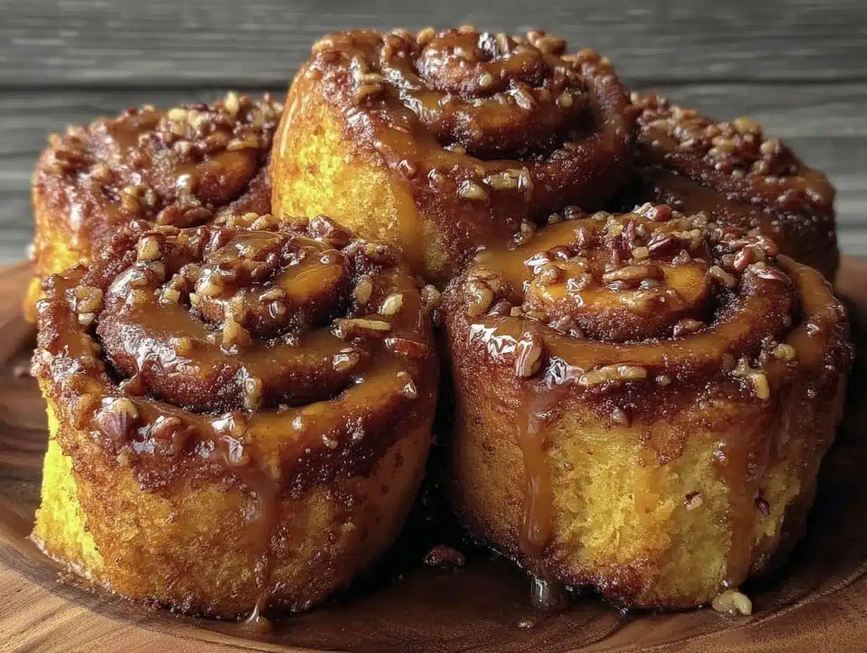 spiced maple pecan sticky buns preparation steps