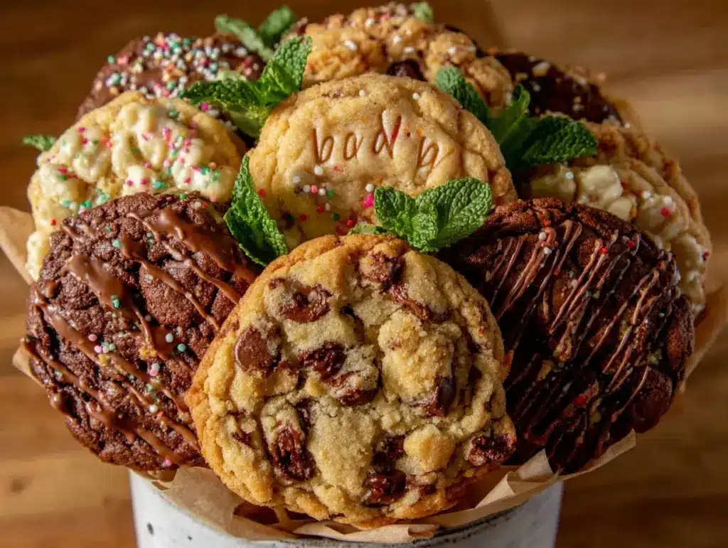 teacher appreciation cookie bouquet - featured image