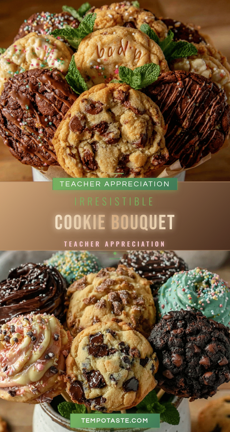 teacher appreciation cookie bouquet recipe