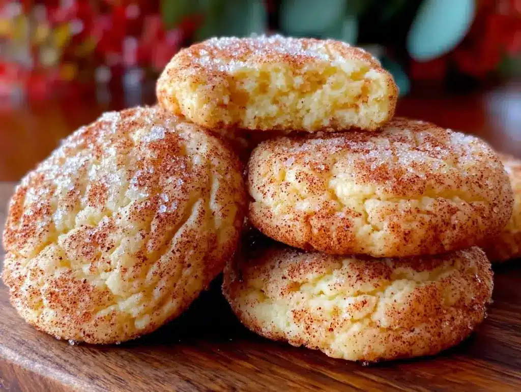 tender snickerdoodle cookies - featured image