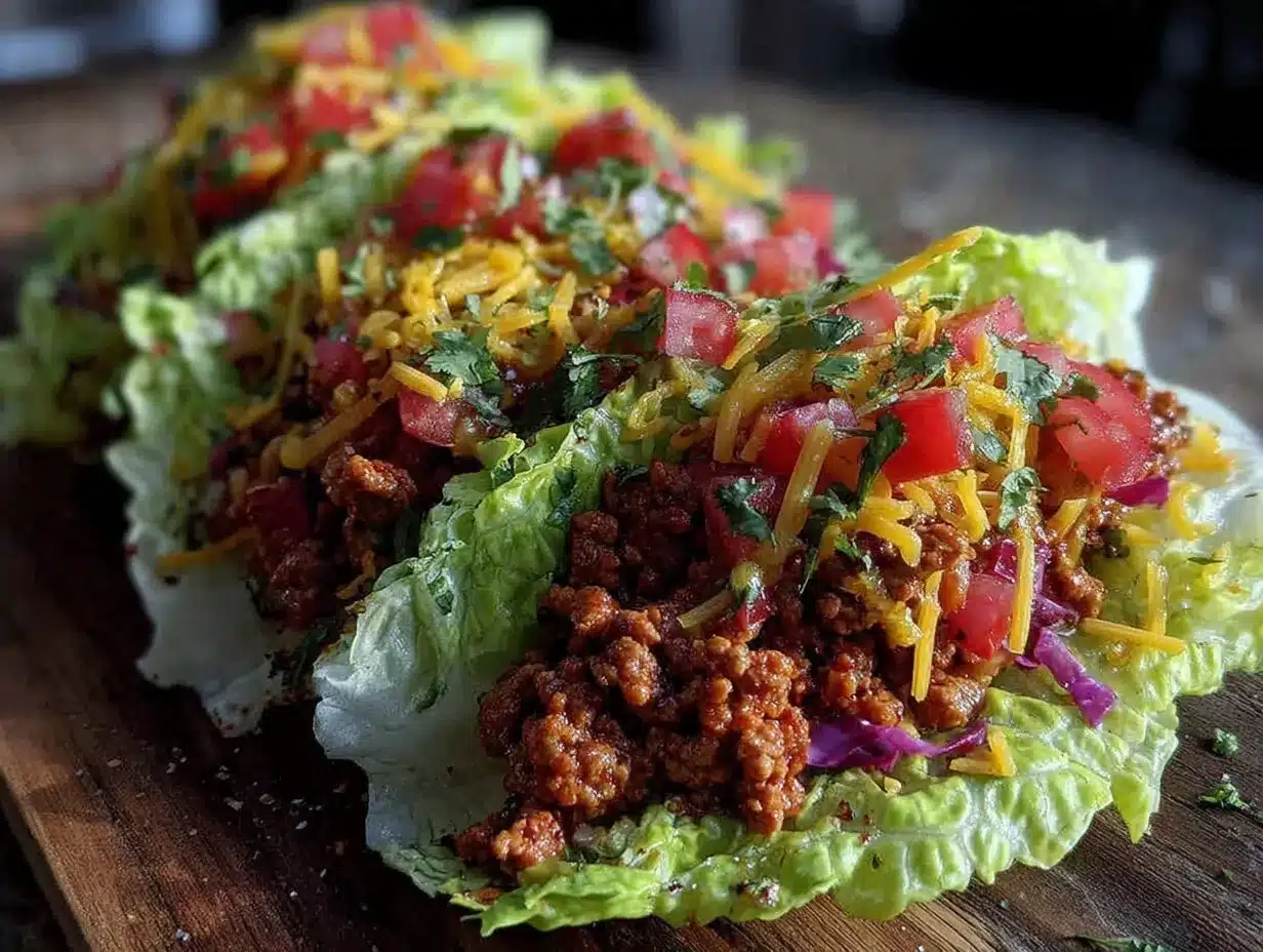 turkey taco lettuce wraps preparation steps